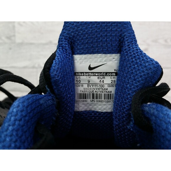 Men's Nike Shox R4 Retro Sneakers Silver Blue Black Shoes BV1111-100 Sz 10 2018 - Picture 13 of 13